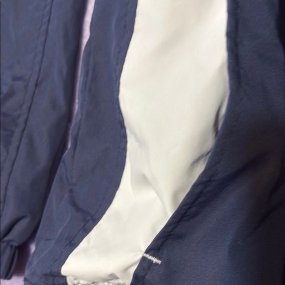 Sport-Tek Navy and White V-Neck Pullover - Picture 4 of 7